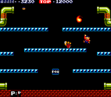 Mario Bros. released in the arcades