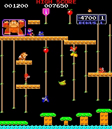 Donkey Kong Jr. released in the arcade
